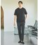 【SMART CLOSET】シルケット天竺 ワイドリブ Tシャツ / 接触冷感