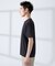 【SMART CLOSET】シルケット天竺 ワイドリブ Tシャツ / 接触冷感