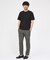 【SMART CLOSET】シルケット天竺 ワイドリブ Tシャツ / 接触冷感