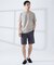 【SMART CLOSET】シルケット天竺 ワイドリブ Tシャツ / 接触冷感