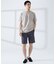 【SMART CLOSET】シルケット天竺 ワイドリブ Tシャツ / 接触冷感