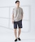 【SMART CLOSET】シルケット天竺 ワイドリブ Tシャツ / 接触冷感