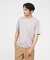 【SMART CLOSET】シルケット天竺 ワイドリブ Tシャツ / 接触冷感