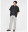 【SMART CLOSET】シルケット天竺 ワイドリブ Tシャツ / 接触冷感