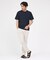 【SMART CLOSET】シルケット天竺 ワイドリブ Tシャツ / 接触冷感