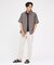 【SMART CLOSET】シルケット天竺 ワイドリブ Tシャツ / 接触冷感