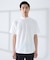 【SMART CLOSET/WEB限定】シルケット天竺 モックネック Tシャツ