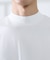 【SMART CLOSET/WEB限定】シルケット天竺 モックネック Tシャツ