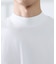 【SMART CLOSET/WEB限定】シルケット天竺 モックネック Tシャツ