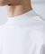 【SMART CLOSET/WEB限定】シルケット天竺 モックネック Tシャツ