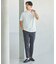 【SMART CLOSET/WEB限定】シルケット天竺 モックネック Tシャツ
