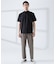 【SMART CLOSET/WEB限定】シルケット天竺 モックネック Tシャツ
