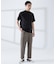 【SMART CLOSET/WEB限定】シルケット天竺 モックネック Tシャツ