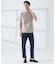【SMART CLOSET/WEB限定】シルケット天竺 モックネック Tシャツ