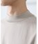 【SMART CLOSET/WEB限定】シルケット天竺 モックネック Tシャツ