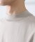【SMART CLOSET/WEB限定】シルケット天竺 モックネック Tシャツ
