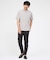 【SMART CLOSET/WEB限定】シルケット天竺 モックネック Tシャツ