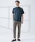 【SMART CLOSET/WEB限定】シルケット天竺 モックネック Tシャツ