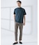 【SMART CLOSET/WEB限定】シルケット天竺 モックネック Tシャツ