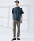 【SMART CLOSET/WEB限定】シルケット天竺 モックネック Tシャツ