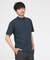 【SMART CLOSET/WEB限定】シルケット天竺 モックネック Tシャツ