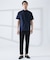【SMART CLOSET/WEB限定】シルケット天竺 モックネック Tシャツ