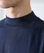 【SMART CLOSET/WEB限定】シルケット天竺 モックネック Tシャツ