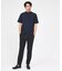 【SMART CLOSET/WEB限定】シルケット天竺 モックネック Tシャツ
