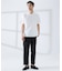 【SMART CLOSET/WEB限定】シルケット天竺 Vネック 半袖Tシャツ