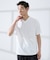 【SMART CLOSET/WEB限定】シルケット天竺 Vネック 半袖Tシャツ