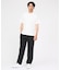 【SMART CLOSET/WEB限定】シルケット天竺 Vネック 半袖Tシャツ