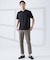 【SMART CLOSET/WEB限定】シルケット天竺 Vネック 半袖Tシャツ