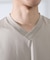 【SMART CLOSET/WEB限定】シルケット天竺 Vネック 半袖Tシャツ