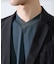 【SMART CLOSET/WEB限定】シルケット天竺 Vネック 半袖Tシャツ