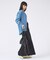 【YArKA/ヤーカ】real leather knit embroidery