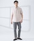【WEB限定】シルキー マイクロカノコ ボタンダウン 半袖シャツ