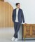 【SMART CLOSET】シルケット天竺 キーヘンリーネック Tシャツ / 接