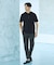 【SMART CLOSET】シルケット天竺 キーヘンリーネック Tシャツ / 接