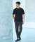 【SMART CLOSET】シルケット天竺 キーヘンリーネック Tシャツ / 接