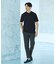 【SMART CLOSET】シルケット天竺 キーヘンリーネック Tシャツ / 接