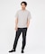 【SMART CLOSET】シルケット天竺 キーヘンリーネック Tシャツ / 接