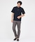 【SMART CLOSET】シルケット天竺 キーヘンリーネック Tシャツ / 接