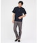 【SMART CLOSET】シルケット天竺 キーヘンリーネック Tシャツ / 接