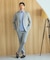 【ON/OFF兼用】シルキー マイクロカノコ ボタンダウン ポロシャツ