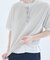 ドライタッチ ヘンリーネック シアーニットTシャツ