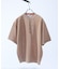 ドライタッチ ヘンリーネック シアーニットTシャツ