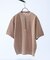 ドライタッチ ヘンリーネック シアーニットTシャツ