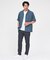 楊柳 オープンカラー 半袖シャツ