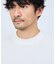 【ヘリンボーン柄】ジャガード モックネック 半袖 Tシャツ / アンサンブル対応