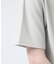 【ヘリンボーン柄】ジャガード モックネック 半袖 Tシャツ / アンサンブル対応